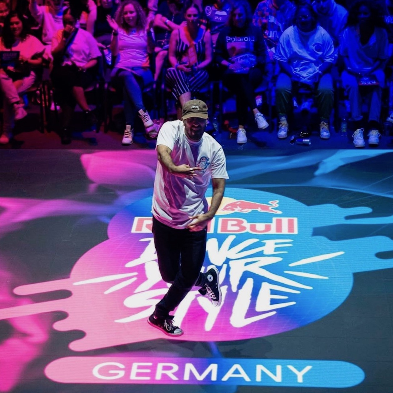 Milad Samim im Battle beim Red Bull Event – Power, Technik und Bühnenpräsenz